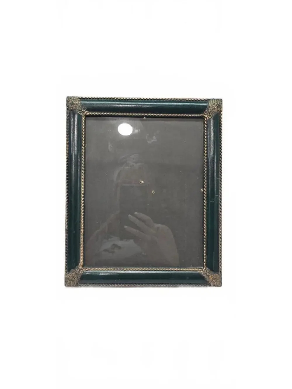 Vintage Decorative Tabletop Picture Frame with Ornate Gold Accents